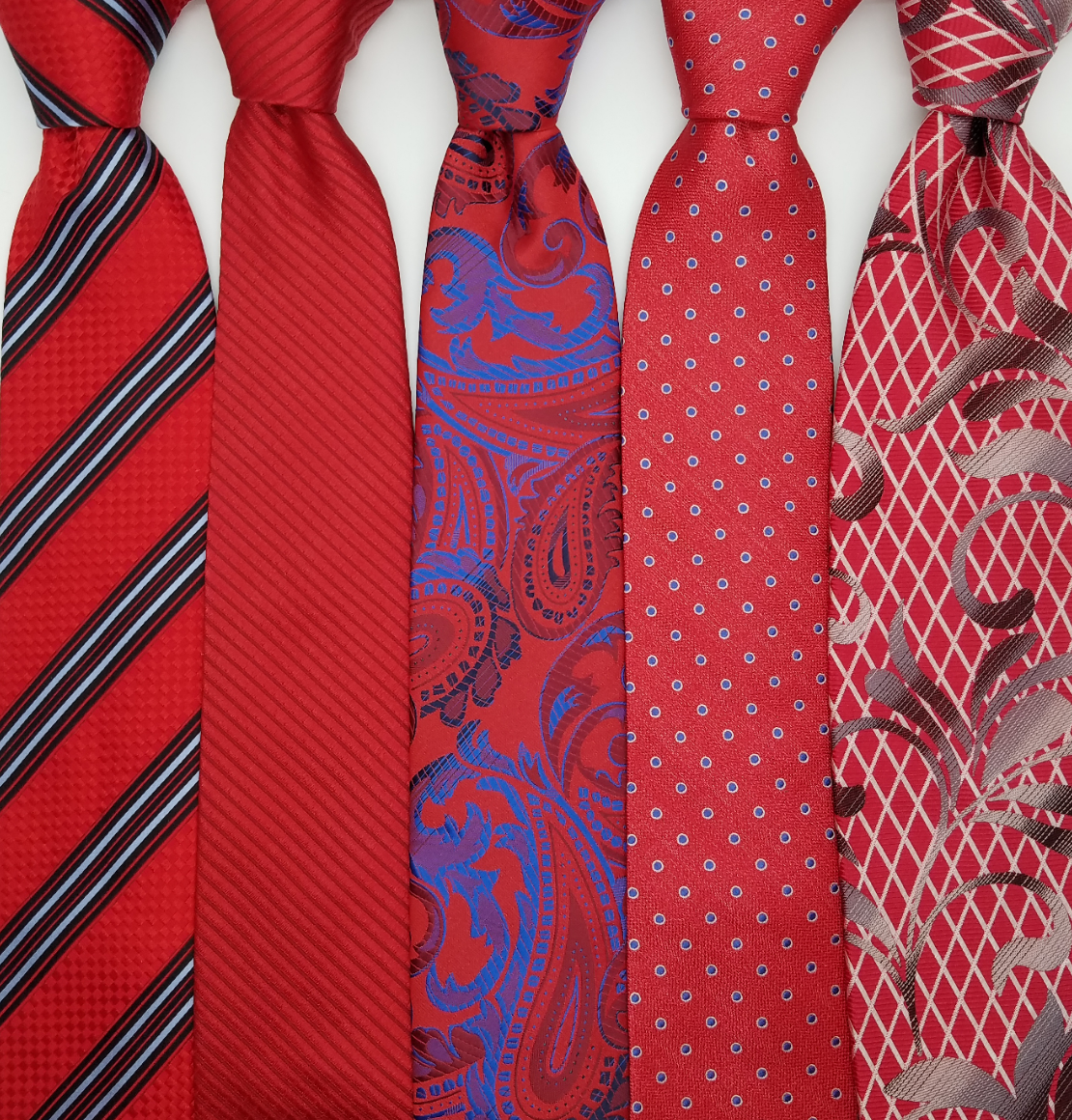 Power Red Ties Collection  The Executive's Cutting Edge